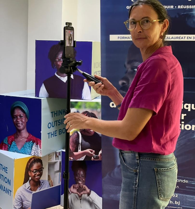 Delphine Bousquet Hazoumé en conférence